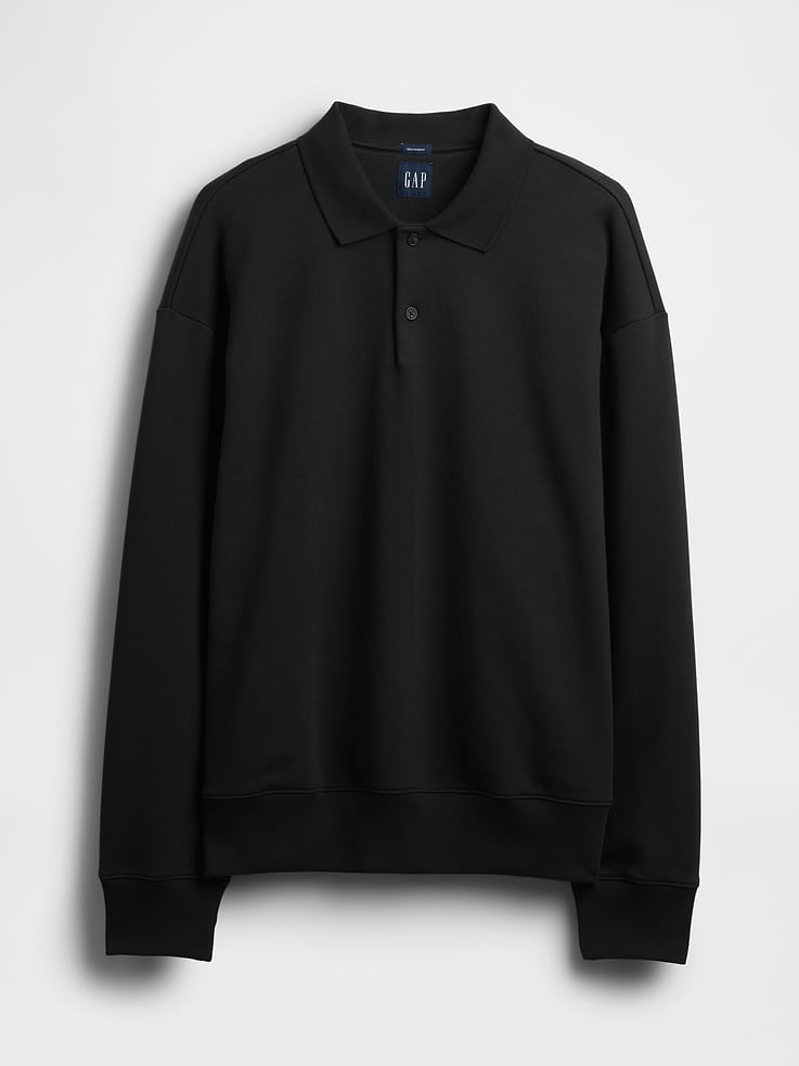 Image number 7 showing, Adult Heavyweight Oversized Polo Sweatshirt