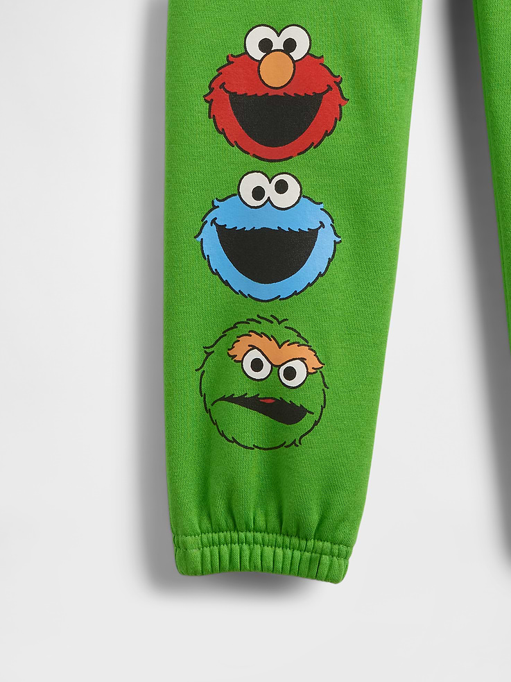 Image number 3 showing, babyGap | Sesame Street Relaxed Logo Pull-On Joggers