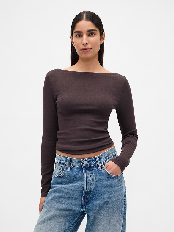 Modern Boatneck T-Shirt