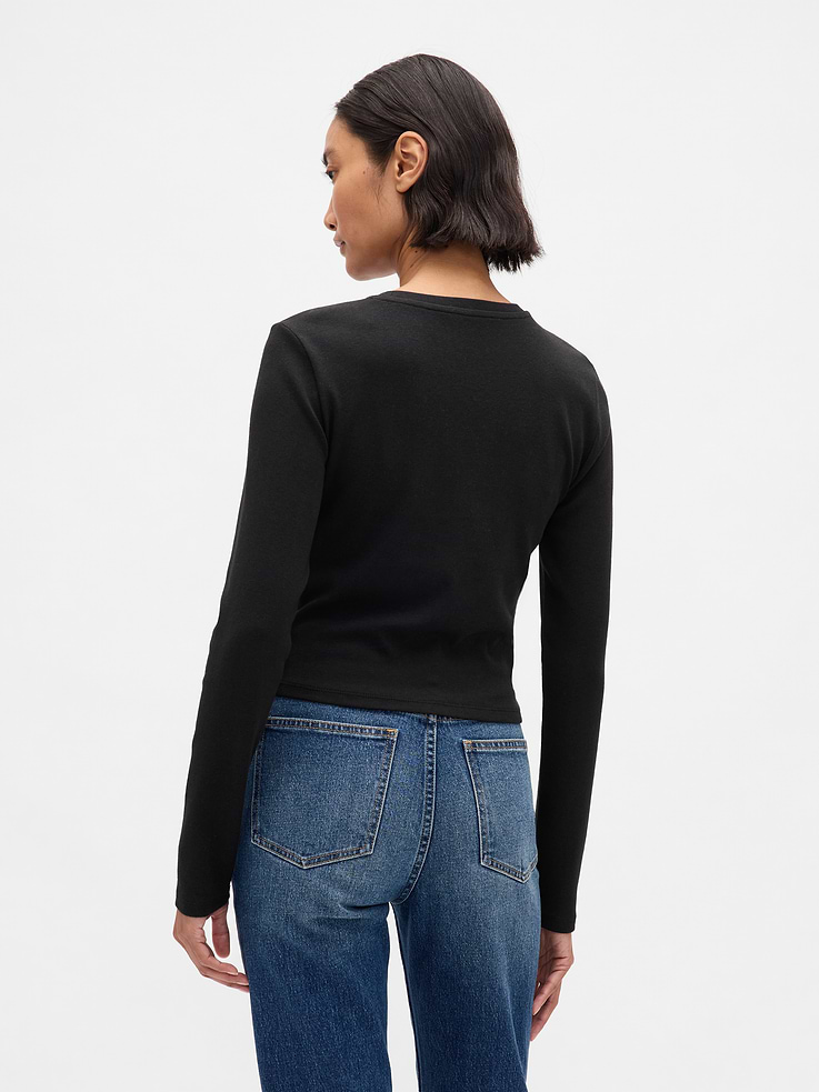 Image number 3 showing, Modern Crop T-Shirt