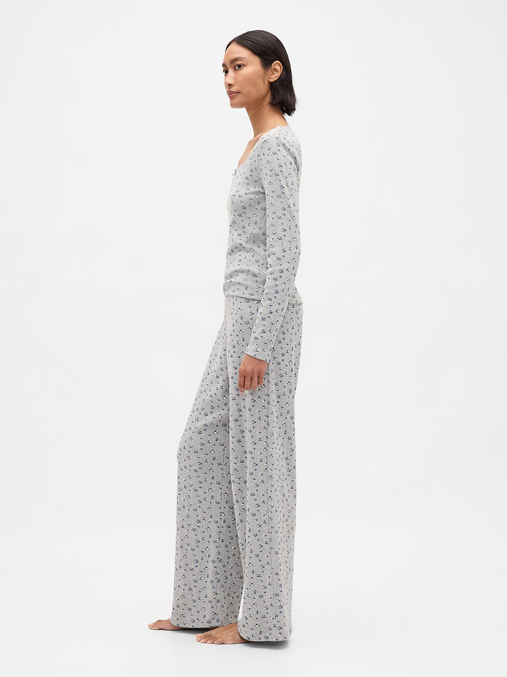L'image numéro 3 présente Pyjama en tricot pointelle