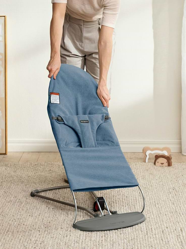 Image number 3 showing, BabyBjorn Woven Melange Baby Bouncer Bliss