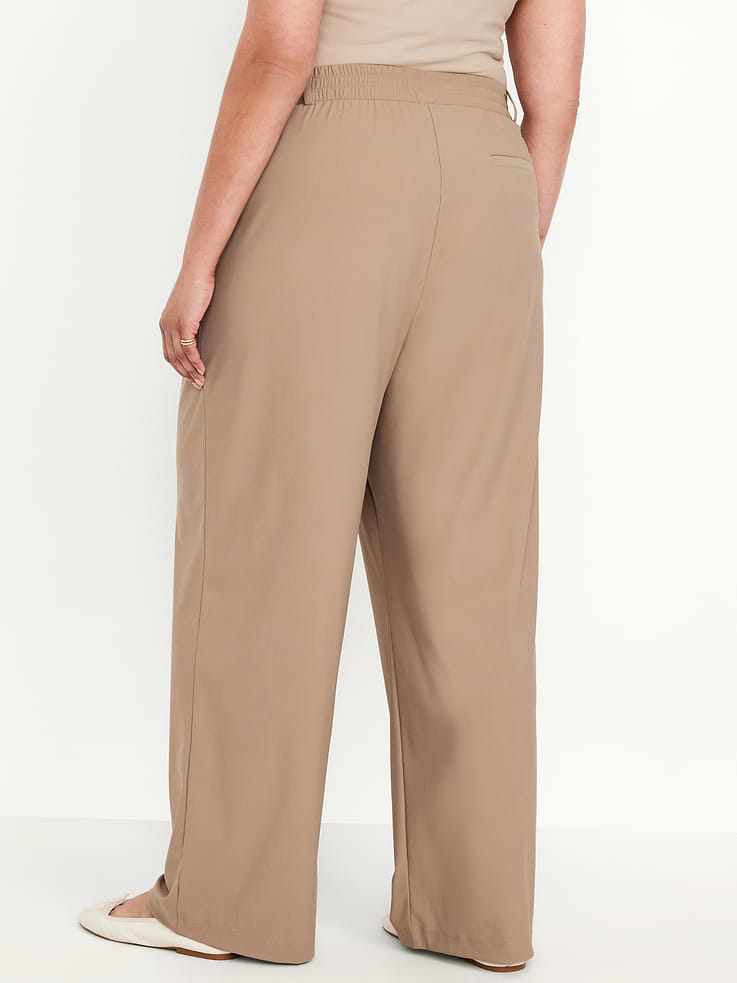 L'image numéro 8 présente Pantalon tailleur Tech Élégant à taille haute