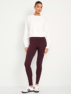 Image number 1 showing, High-Waisted Jersey Fashion Layering Leggings