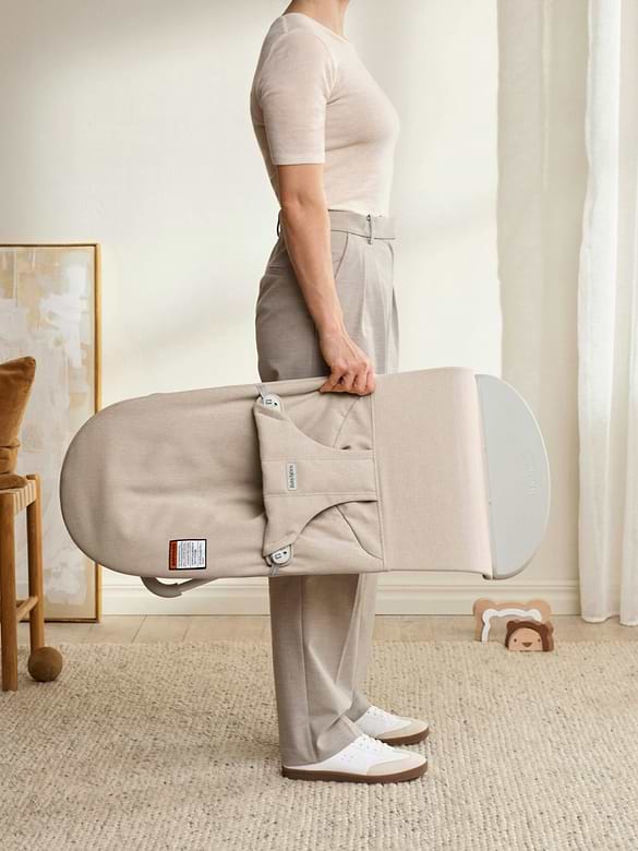 BabyBjorn Woven Melange Baby Bouncer Bliss