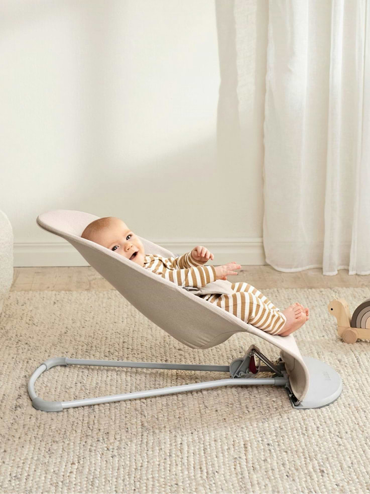 Image number 2 showing, BabyBjorn Woven Melange Baby Bouncer Bliss