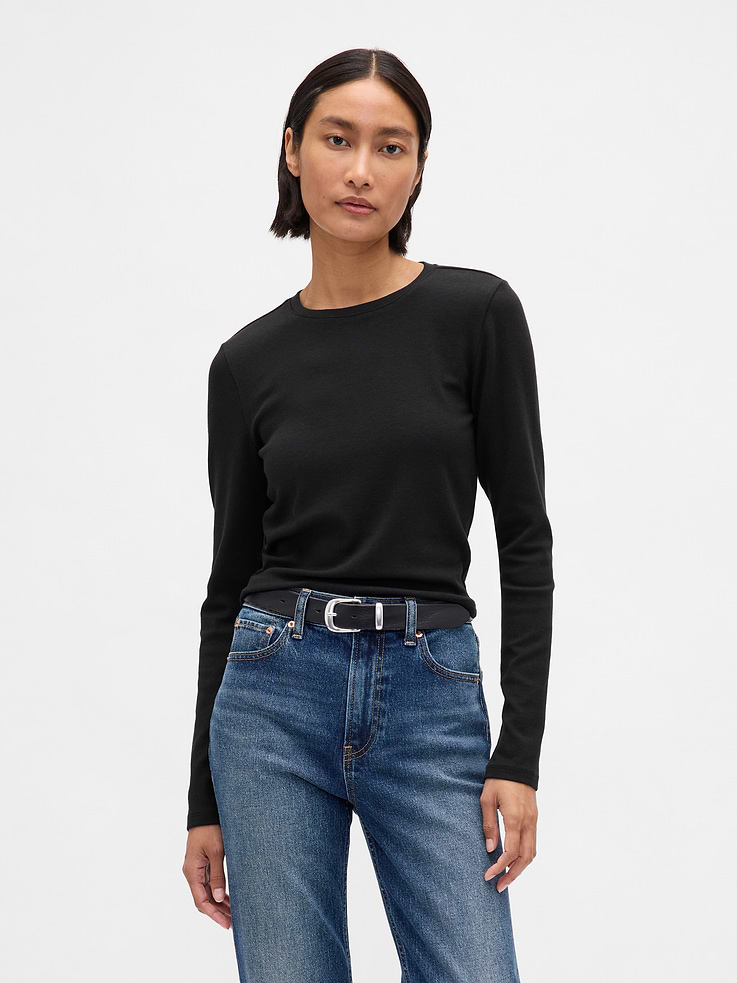 Image number 1 showing, Modern Crop T-Shirt