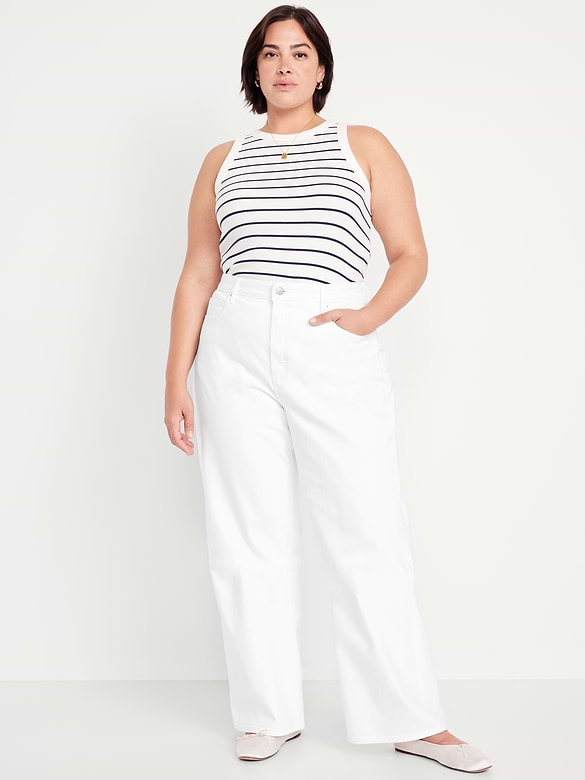 Extra High-Waisted Wide-Leg Jeans