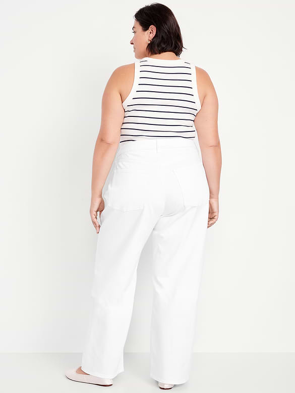 Extra High-Waisted Wide-Leg Jeans