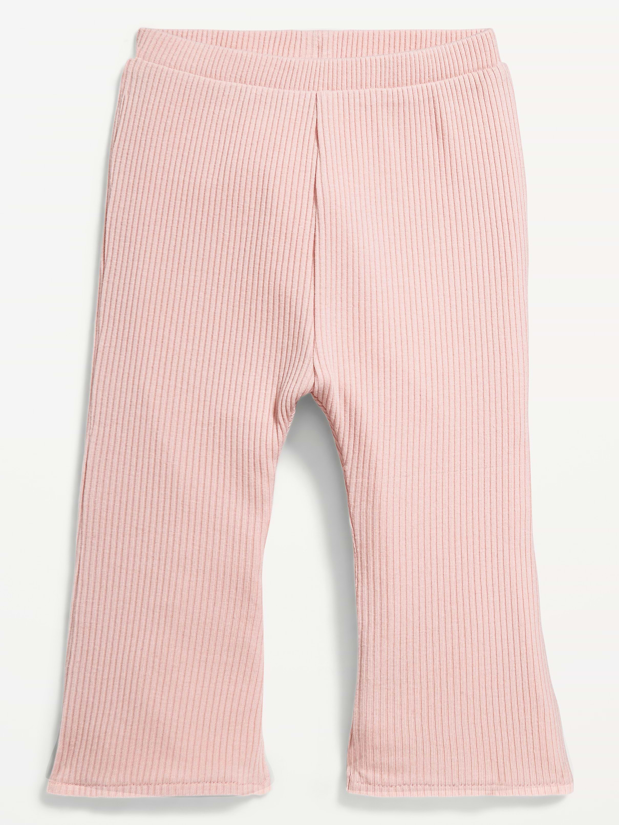 L'image numéro 1 présente Legging côtelé évasé pour toute-petite fille
