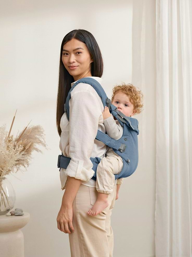 Image number 3 showing, BabyBjorn Woven Melange Baby Carrier Harmony