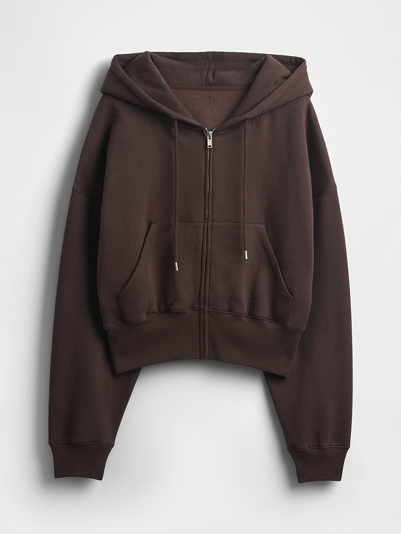 VintageSoft Wedge Zip Hoodie