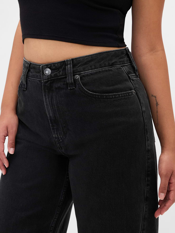 Image number 7 showing, Curvy High Rise Barrel Jeans
