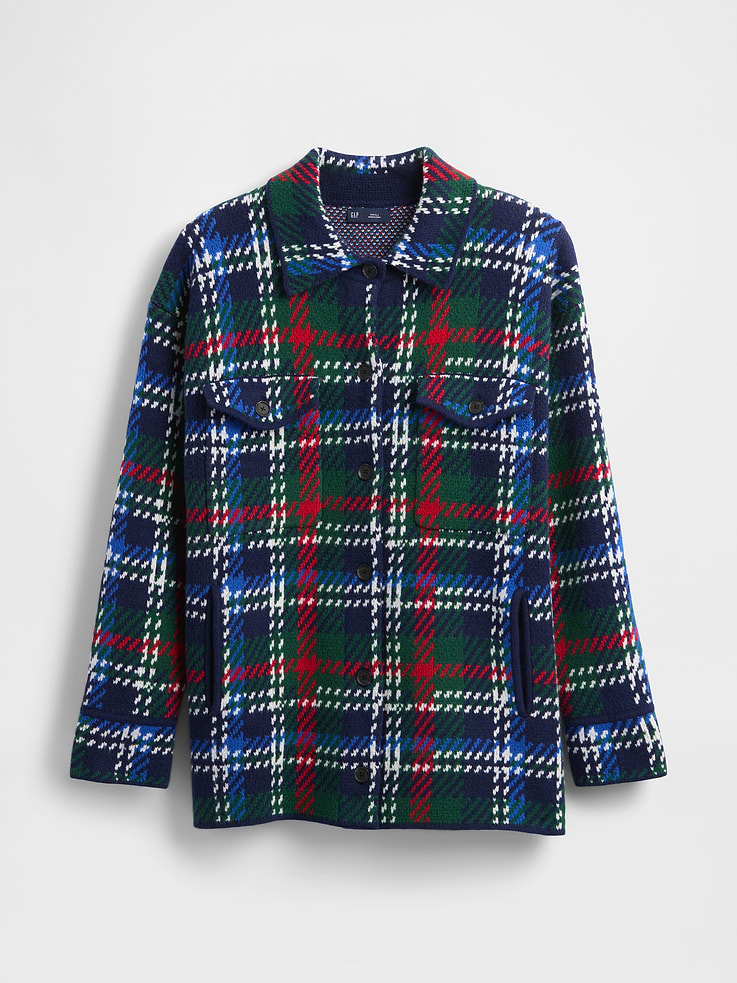Image number 5 showing, CashSoft Oversized Shirt Jacket