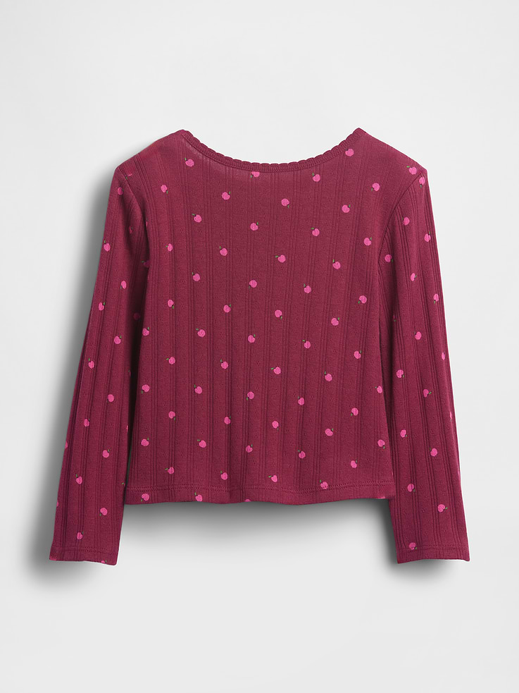 Image number 2 showing, Baby & Toddler Pointelle T-Shirt