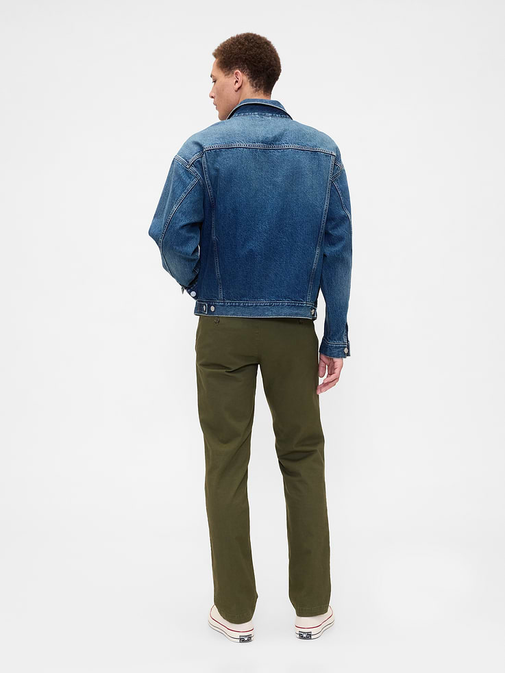 Image 2 of 6, GapFlex Essential Khakis in Straight Fit
