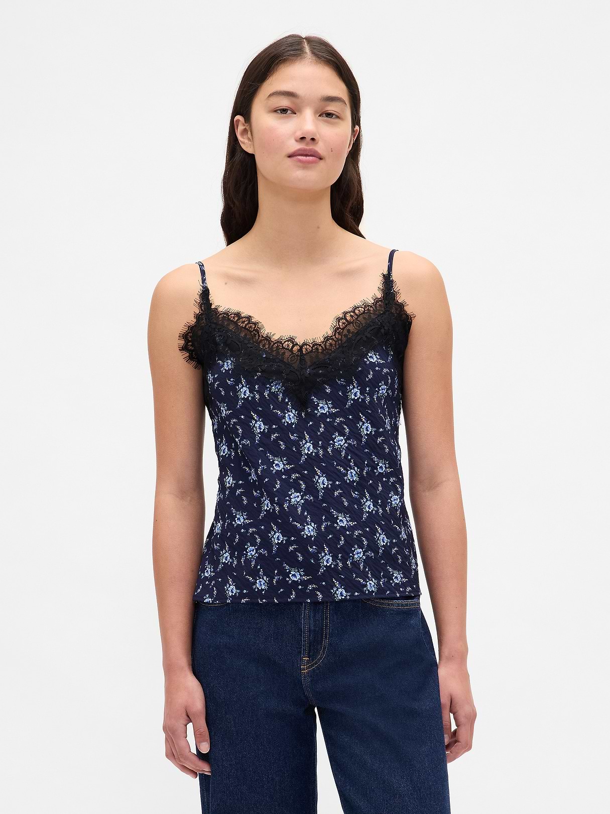 Lace-Trim Cami | Gap