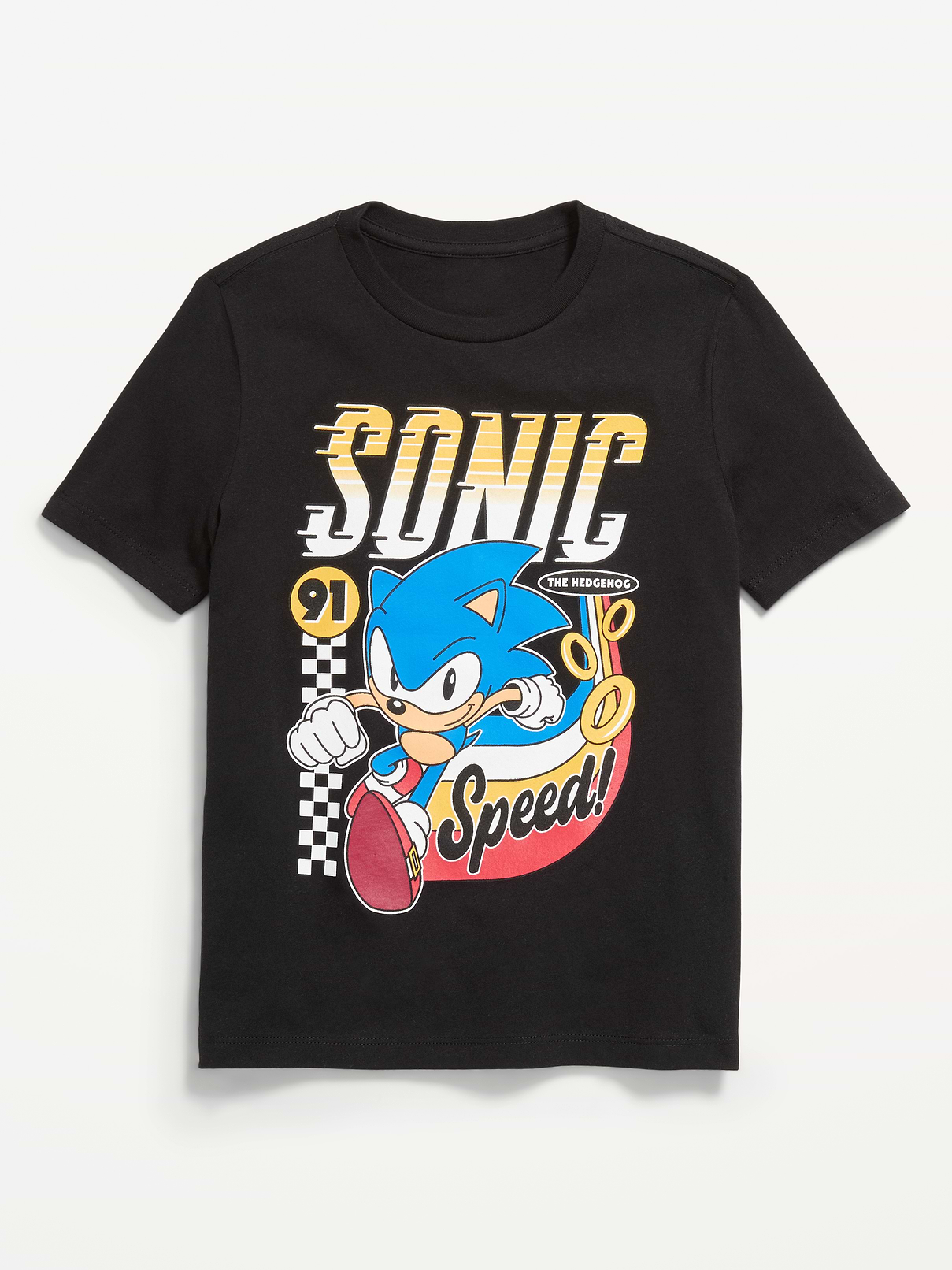 Image number 1 showing, Sonic The Hedgehog™ Gender-Neutral Graphic T-Shirt for Kids