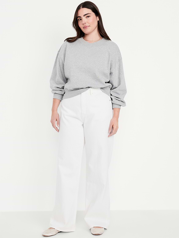 Extra High-Waisted Wide-Leg Jeans