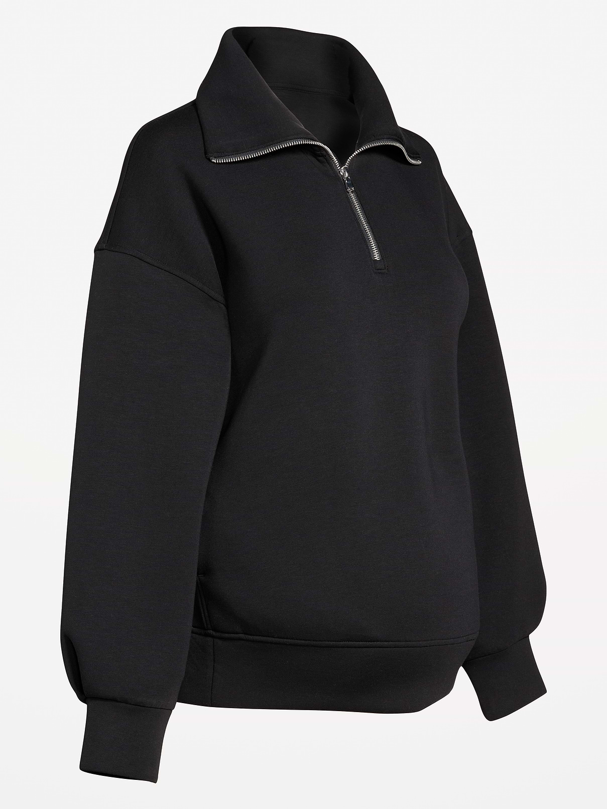 Image number 2 showing, Maternity Bounce Fleece Half-Zip Pullover