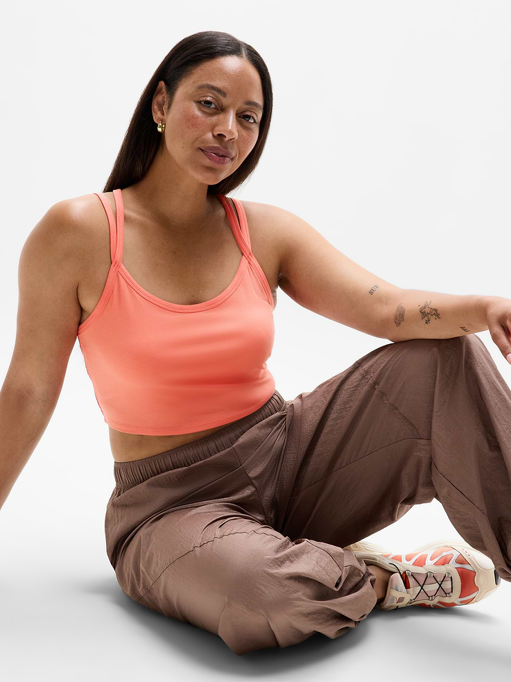 Image number 6 showing, Signature Rib Double Strap Tank