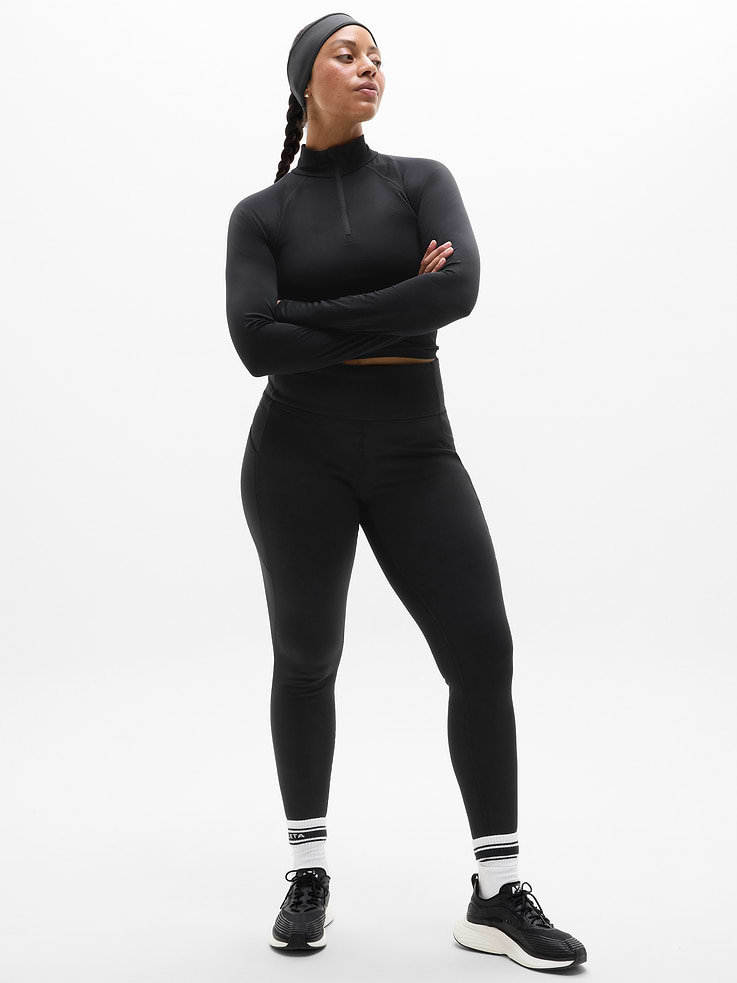 Image 5 of 6, Altitude Fleece Lined Stash High Rise Legging