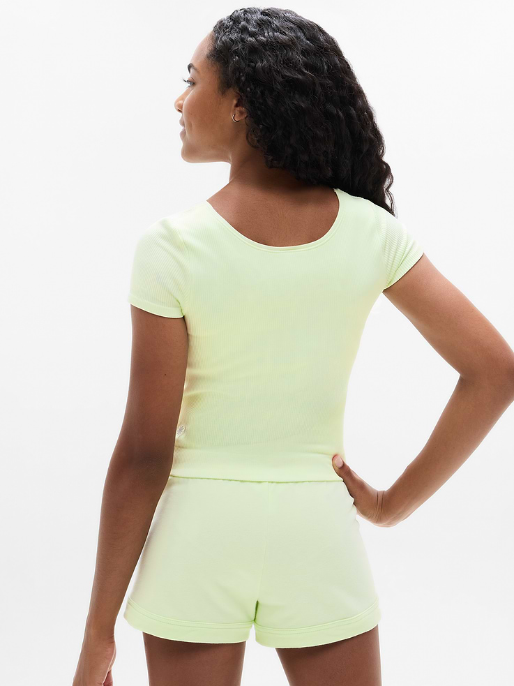 Image 2 de 4, T-shirt court côtelé Rise Above Athleta Girl