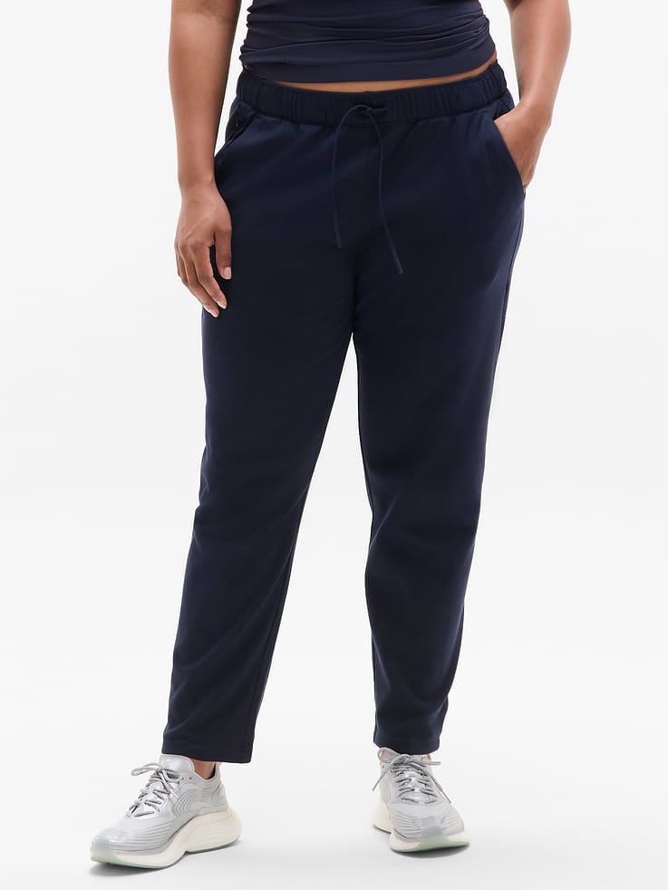 Image 1 of 5, FOR: Layering up to and from your workout, FEEL: Flex Fleece fabric has a cozy, brushed feel with all-around stretch, FAVE: Easy-access side pockets, plus an extra-secure zip stash for more precious essentials, Product #588960