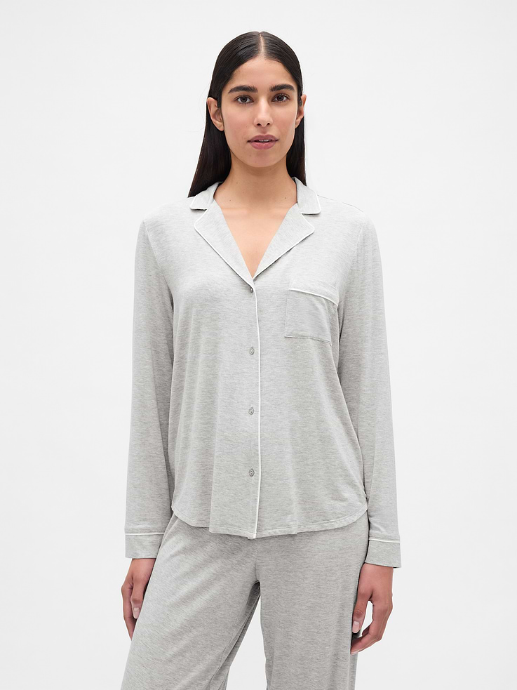 Image number 1 showing, SoftMade Modal PJ Top