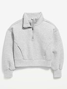Image number 3 showing, Bounce Fleece Half-Zip Pullover Sweatshirt for Girls