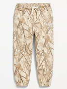 Image number 1 showing, Cinched-Hem Unisex Logo-Graphic Jogger Sweatpants for Toddler