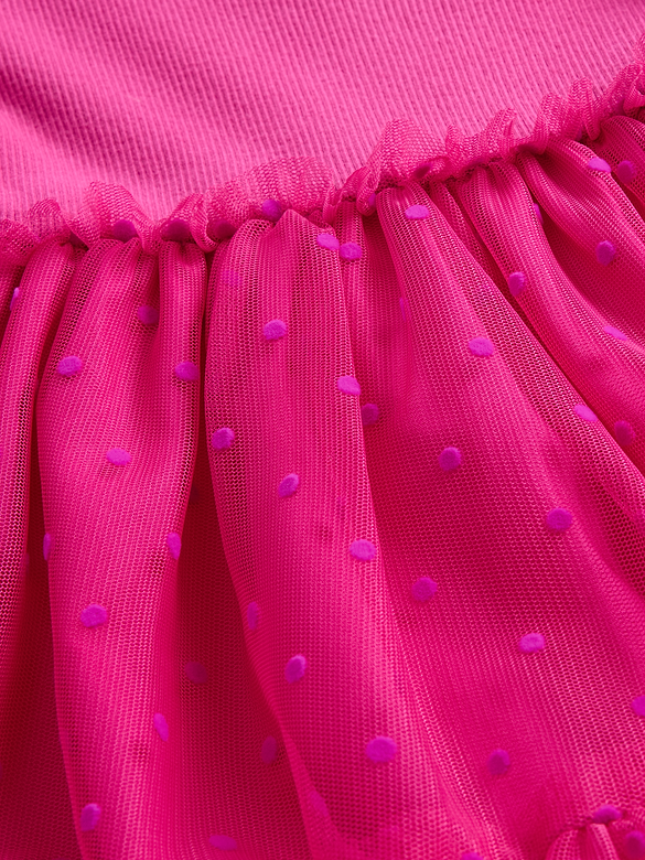 Baby & Toddler Tulle Mixed Media Dress