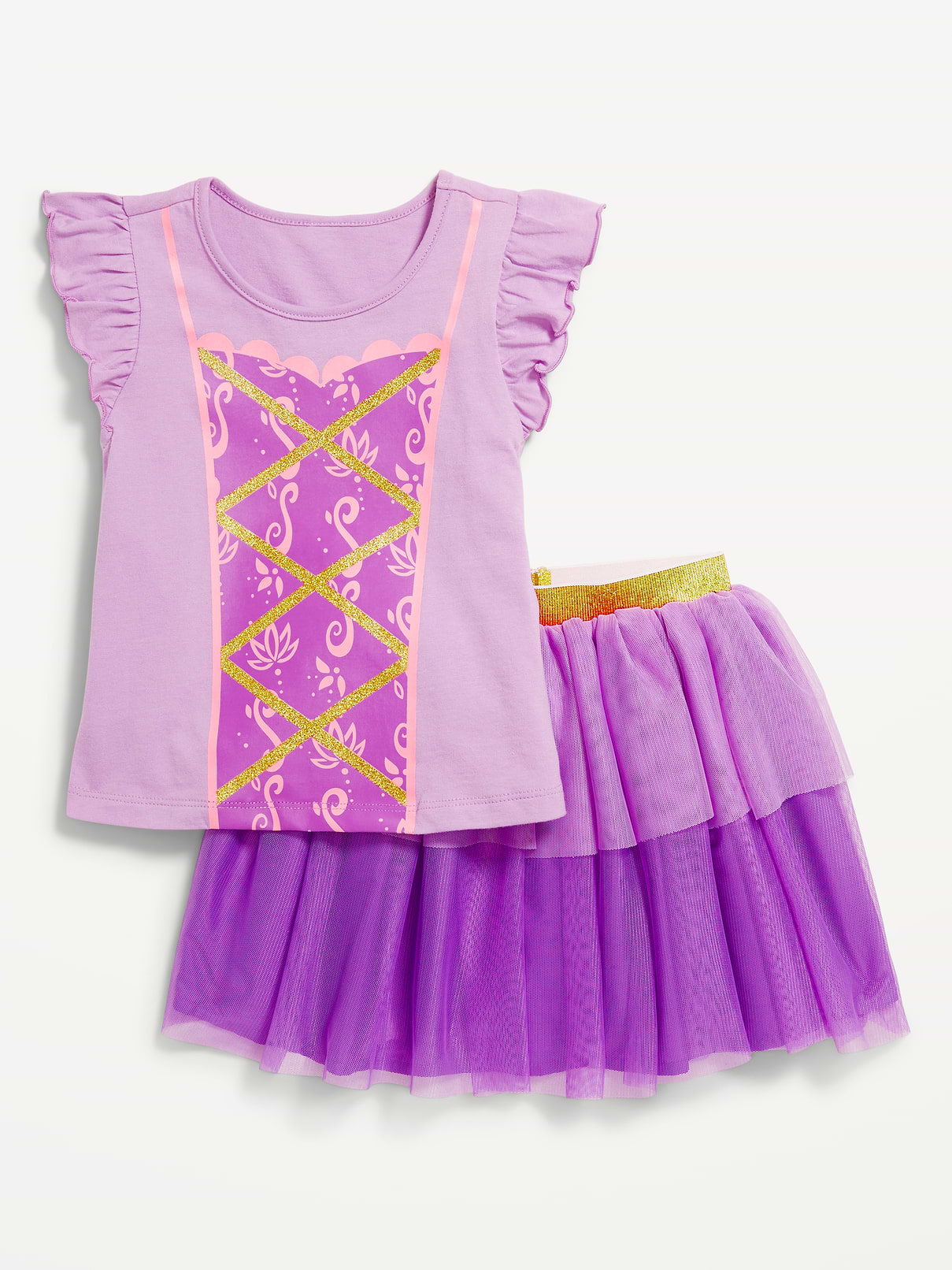 Image 2 of 3, Disney© Princess T-Shirt and Tutu Skirt Set for Toddler Girls