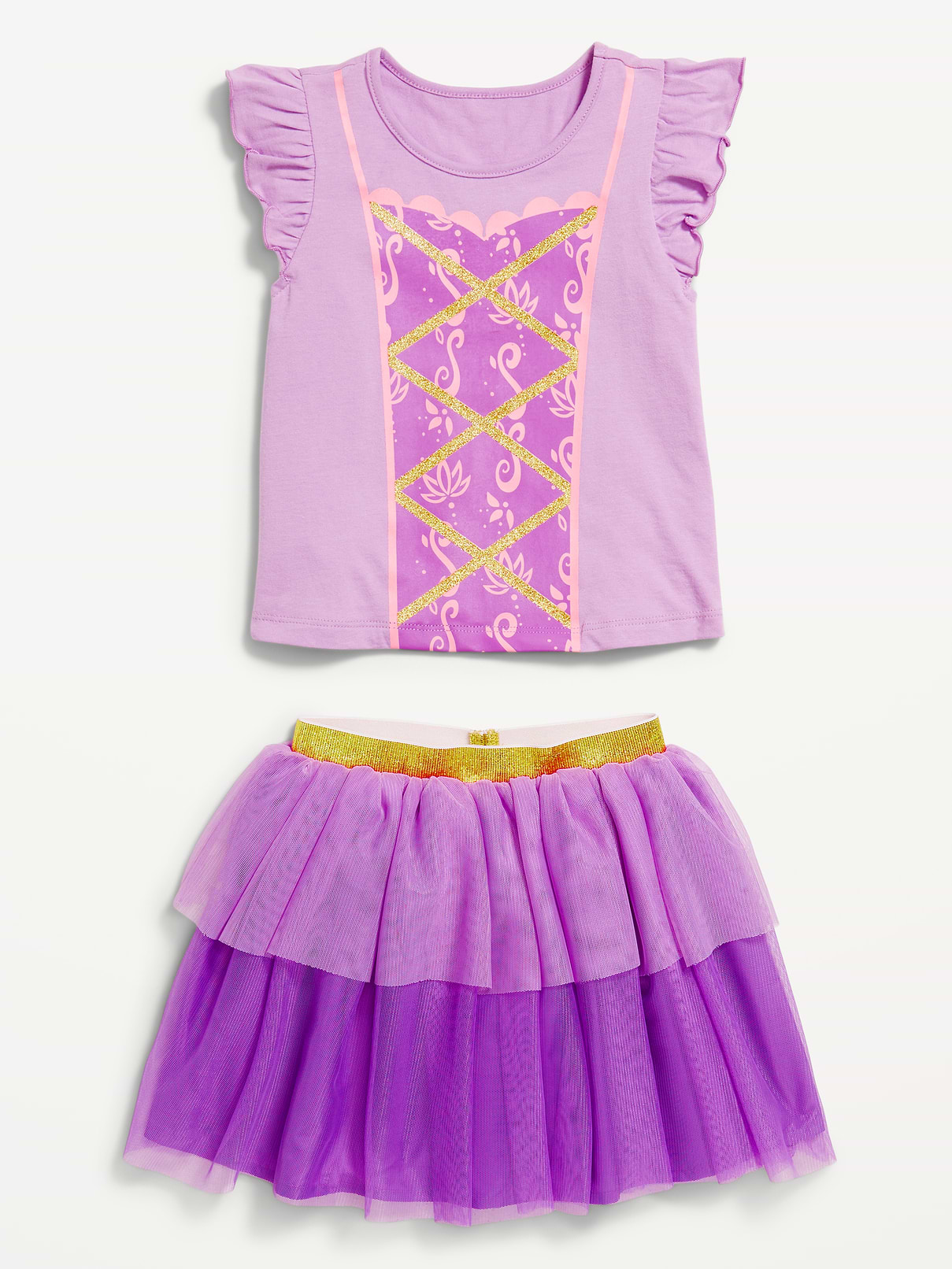 Image 3 of 3, Disney© Princess T-Shirt and Tutu Skirt Set for Toddler Girls