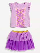 Image 3 of 3, Disney© Princess T-Shirt and Tutu Skirt Set for Toddler Girls