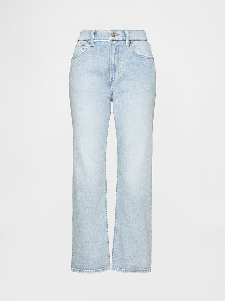 Image number 7 showing, High Rise '90s Slim Straight Crop Jeans