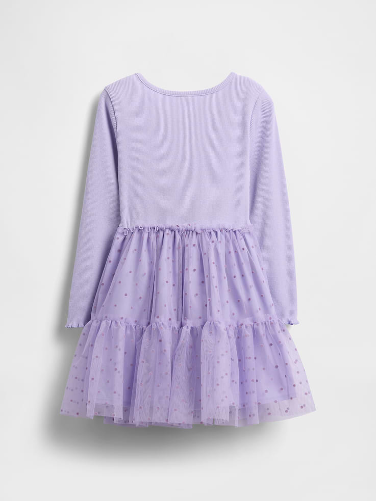 Image number 3 showing, Baby & Toddler Tulle Mixed Media Dress