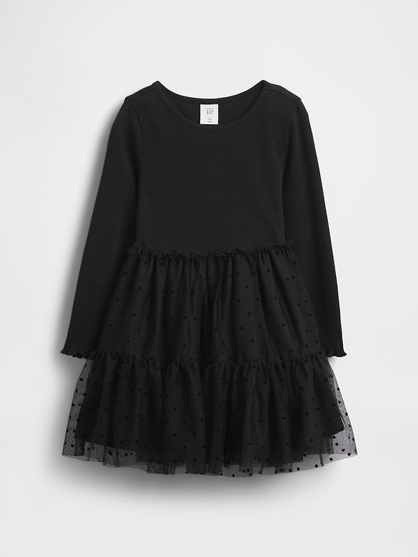 Baby & Toddler Tulle Mixed Media Dress