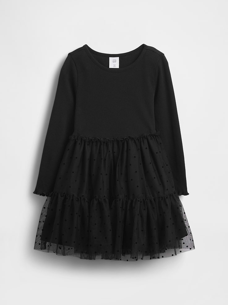 Image number 2 showing, Baby & Toddler Tulle Mixed Media Dress