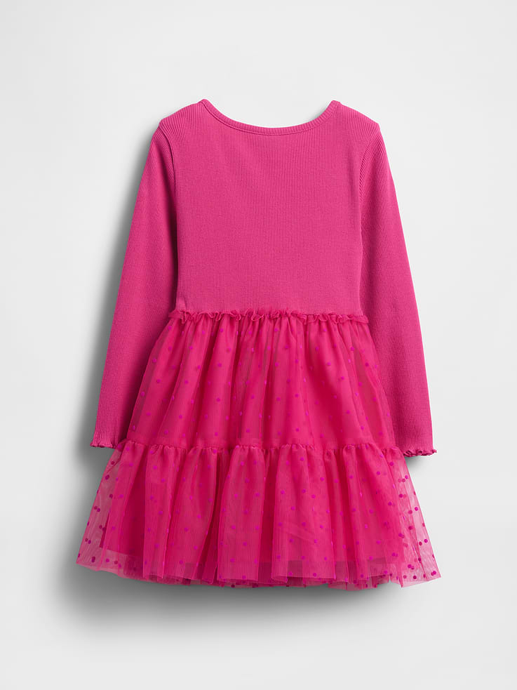Image number 3 showing, Baby & Toddler Tulle Mixed Media Dress