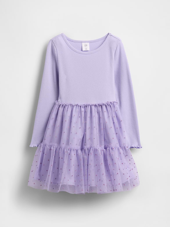 Baby & Toddler Tulle Mixed Media Dress