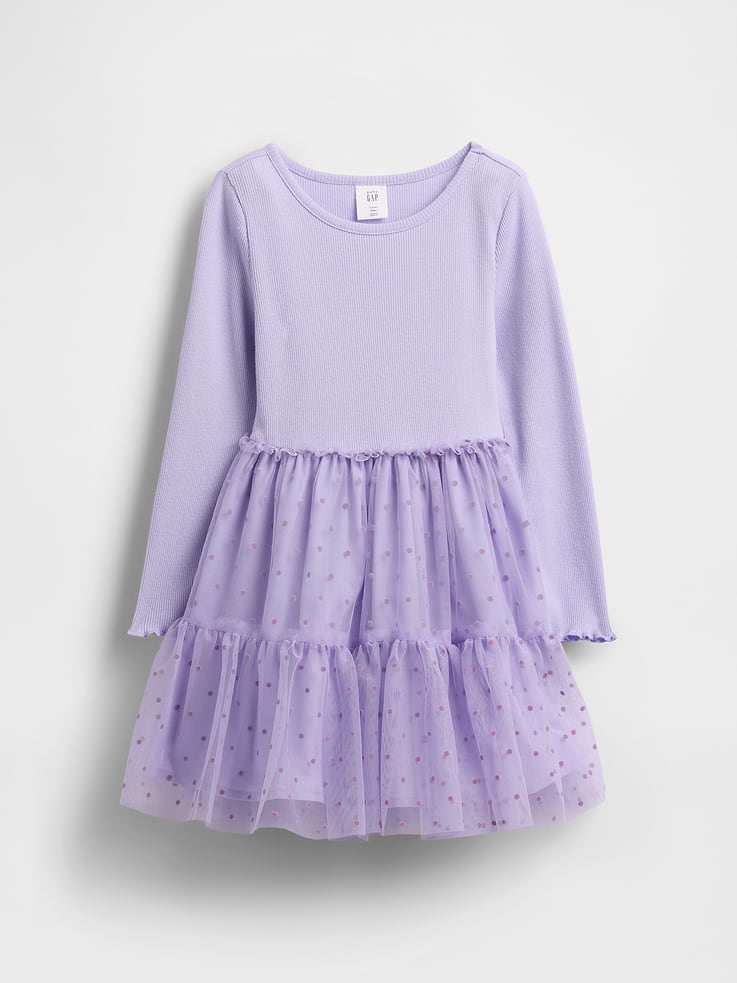 Image number 2 showing, Baby & Toddler Tulle Mixed Media Dress