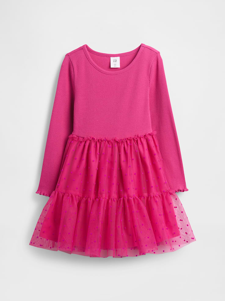 Image number 2 showing, Baby & Toddler Tulle Mixed Media Dress