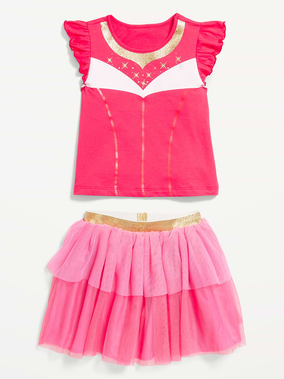 Disney© Princess T-Shirt and Tutu Skirt Set for Toddler Girls