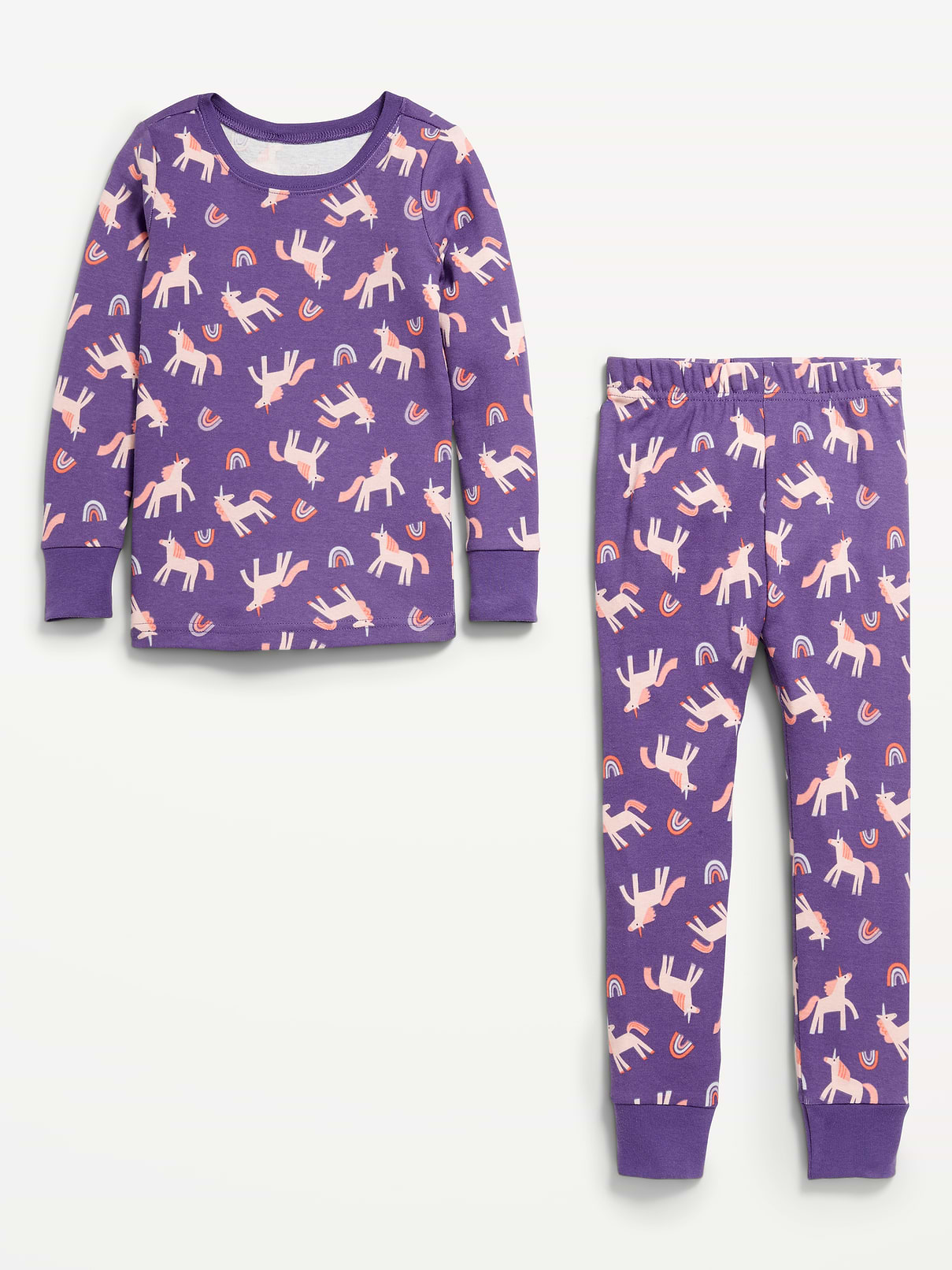 Image number 3 showing, Printed Snug-Fit Pajama Set for Toddler & Baby