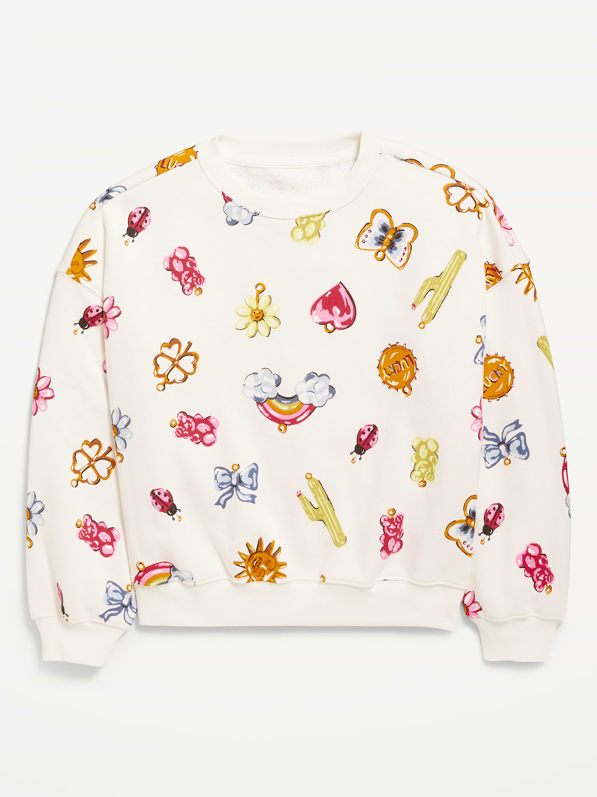 Image number 1 showing, Favorite Fleece Oversized Tunic Sweatshirt for Girls