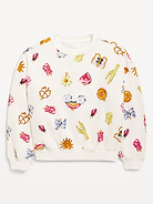 Image number 1 showing, Favorite Fleece Oversized Tunic Sweatshirt for Girls