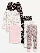 Image number 2 showing, Snug-Fit Printed Pajama 6-Piece for Toddler & Baby