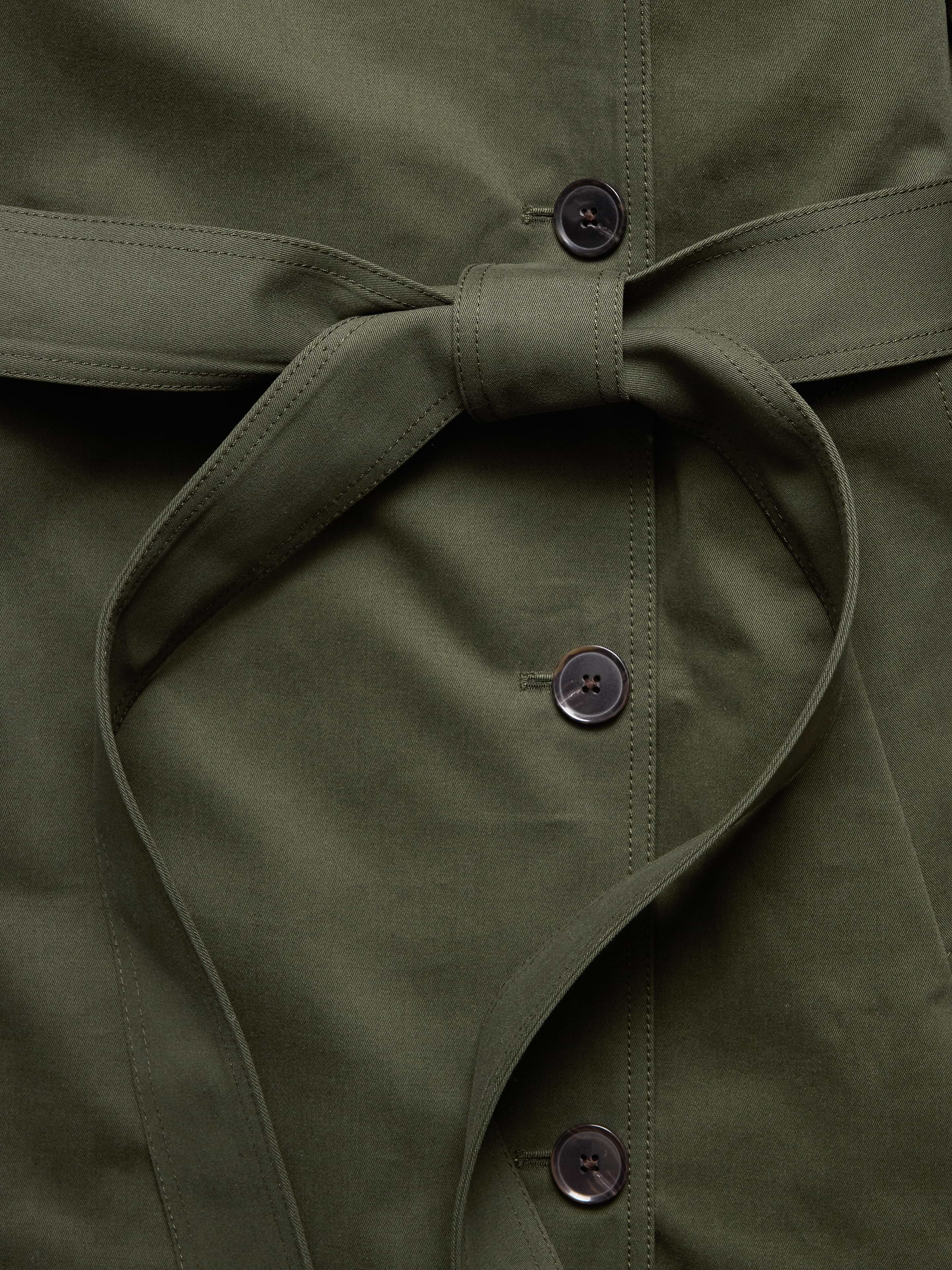 L'image numéro 7 présente Trench en coton classique