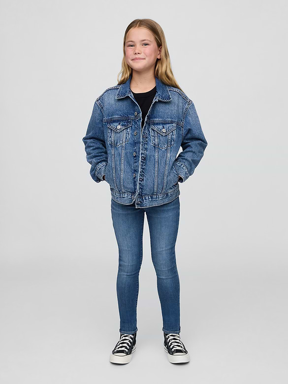 Kids Mid Rise Pull-On Jeggings